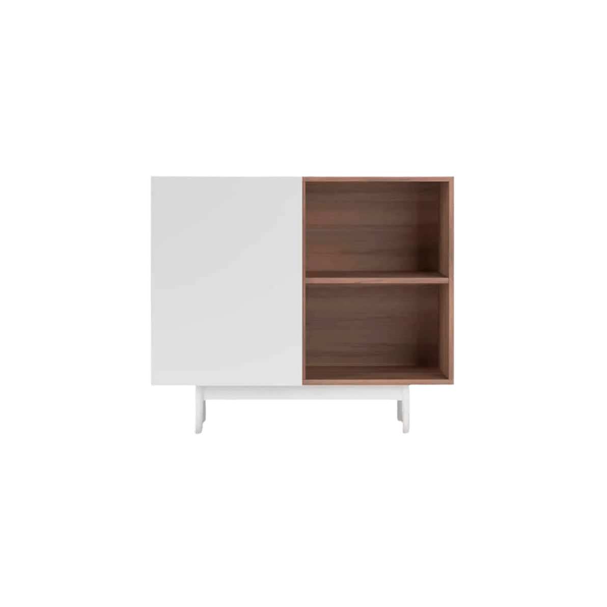 601 - 2 Nogal Shoe Cabinet - Ideal Furniture ES