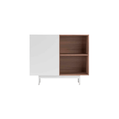 601 - 2 Nogal Shoe Cabinet - Ideal Furniture ES