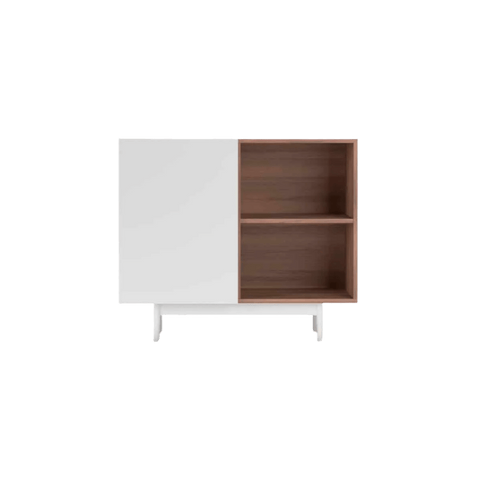 601 - 2 Nogal Shoe Cabinet - Ideal Furniture ES