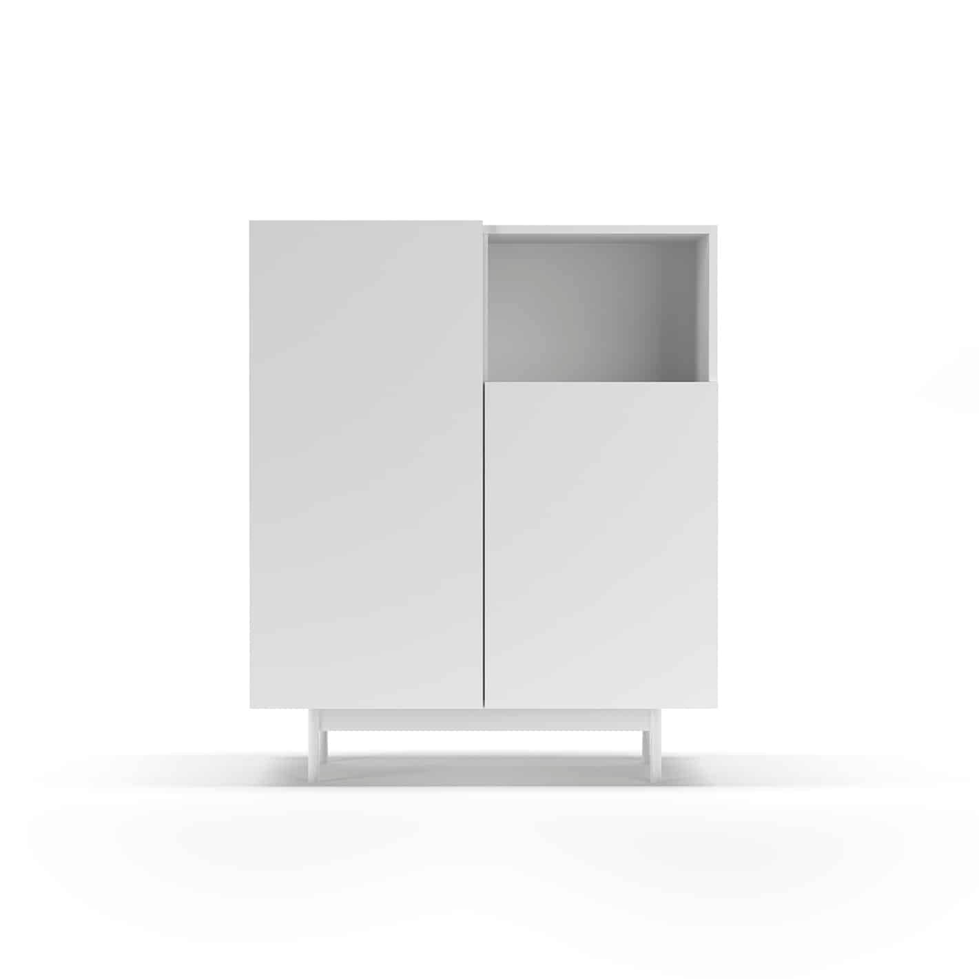 602 - 1 White Shoe Cabinet - Ideal Furniture ES