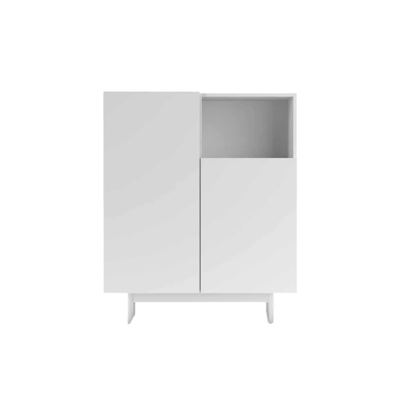 602 - 1 White Shoe Cabinet - Ideal Furniture ES