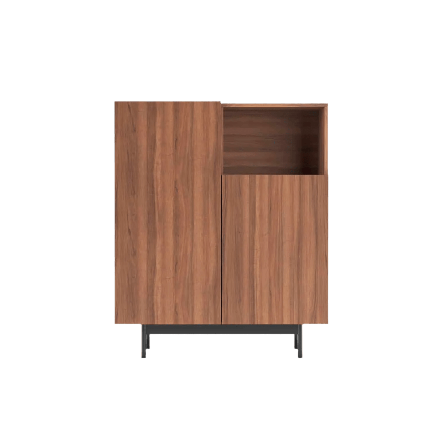 602 - 1 Nogal Shoe Cabinet - Ideal Furniture ES