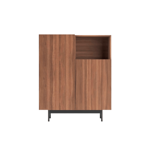 602 - 1 Nogal Shoe Cabinet - Ideal Furniture ES