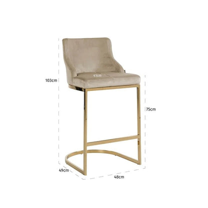 Boston Bar Stool - Ideal Furniture ES