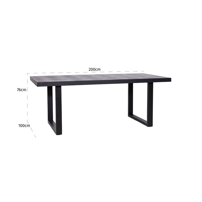 Blax Rectangular Dining Table - Ideal Furniture ES