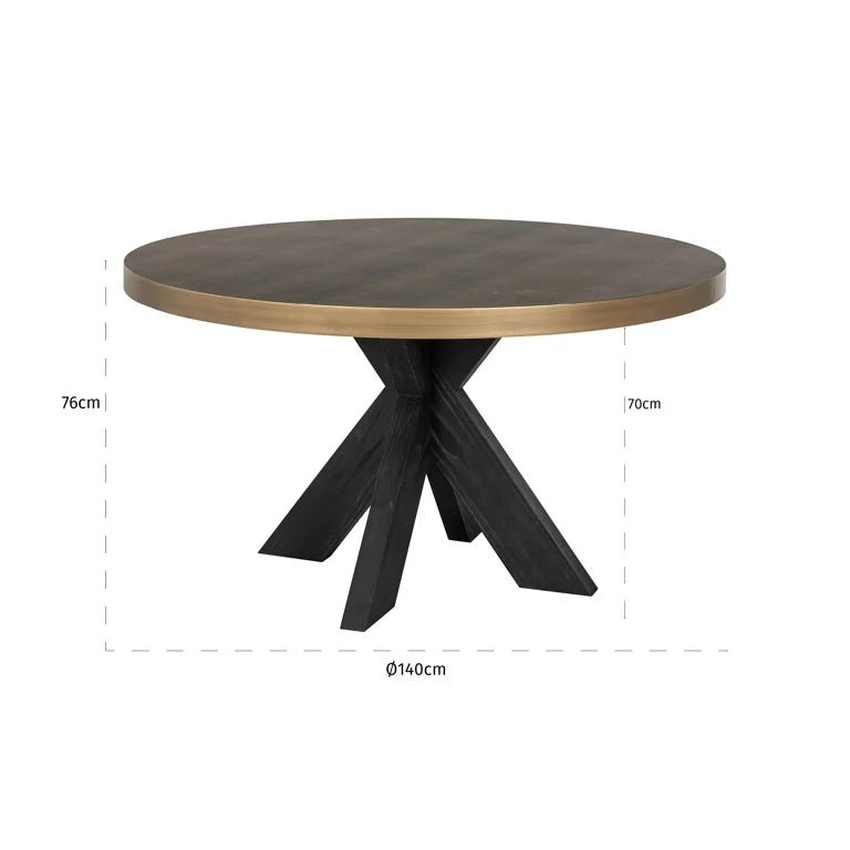 Bloomville Circular Dining Table - Ideal Furniture ES