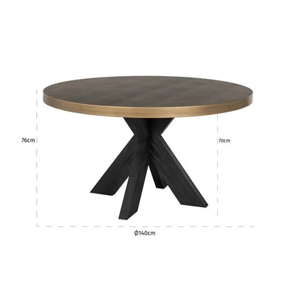Bloomville Circular Dining Table - Ideal Furniture ES