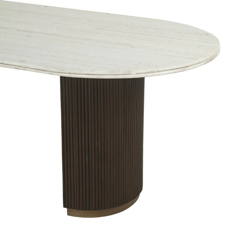 Mayfield Oval Dining Table - Ideal Furniture ES