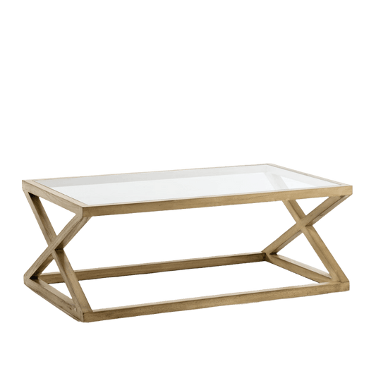 Mesa de centro cruzado - Ideal Furniture ES