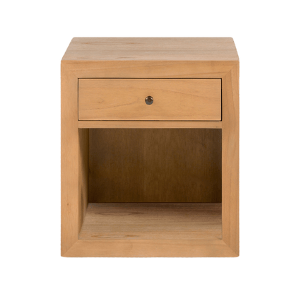 Madera de cedro natural Bedside Table - Ideal Furniture ES