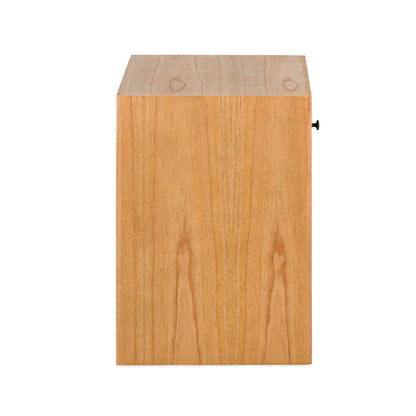 Madera de cedro natural Bedside Table - Ideal Furniture ES