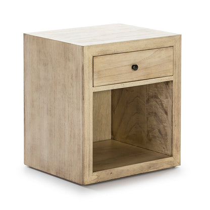 Madera de cedro natural Bedside Table - Ideal Furniture ES