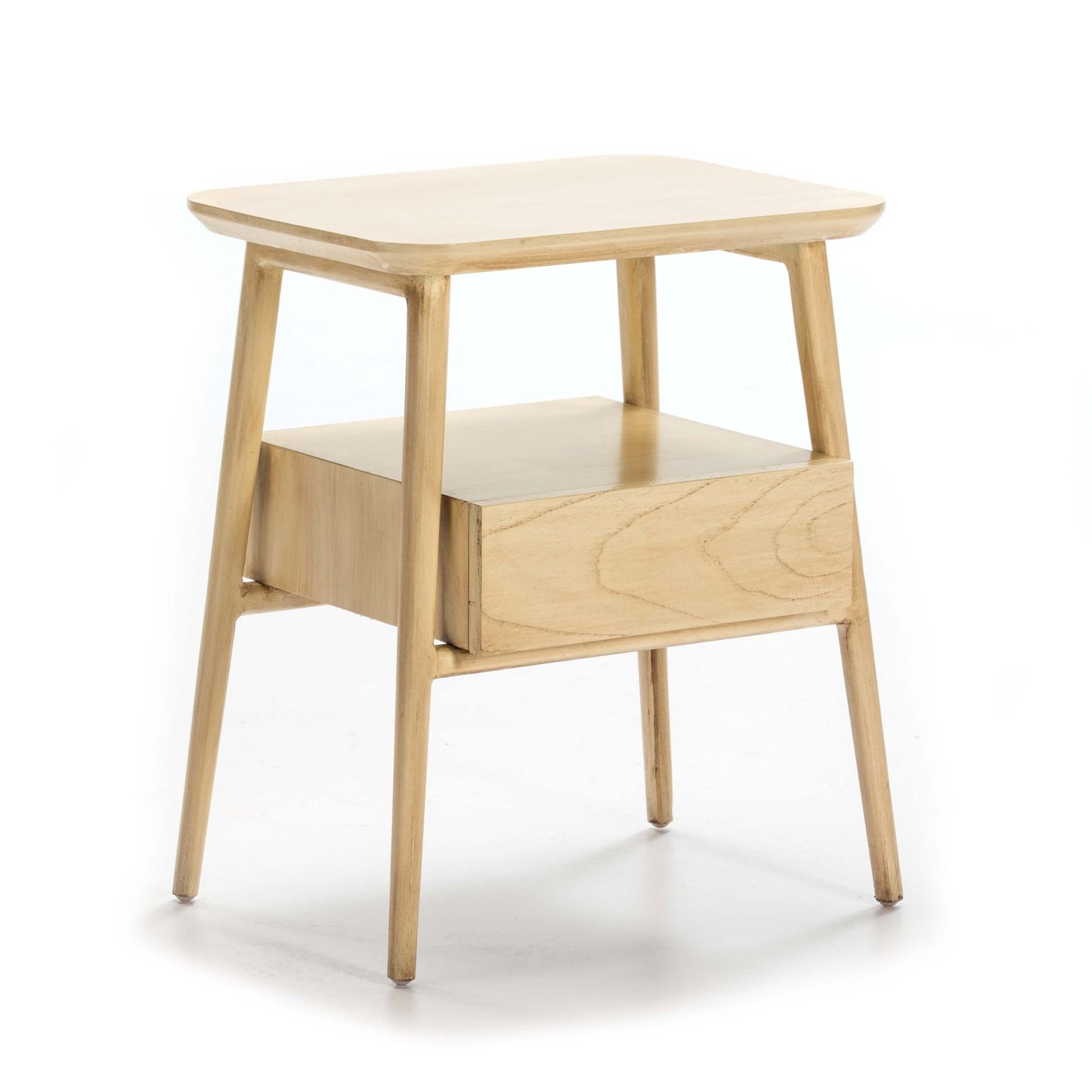 Madera Cedro Tall Bedside Table - Ideal Furniture ES