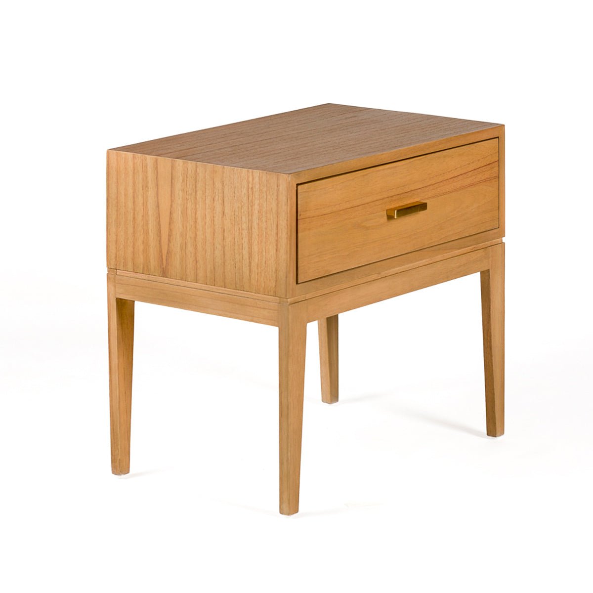 Madera Metal Natural with legs Bedside Table - Ideal Furniture ES