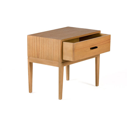 Madera Metal Natural with legs Bedside Table - Ideal Furniture ES