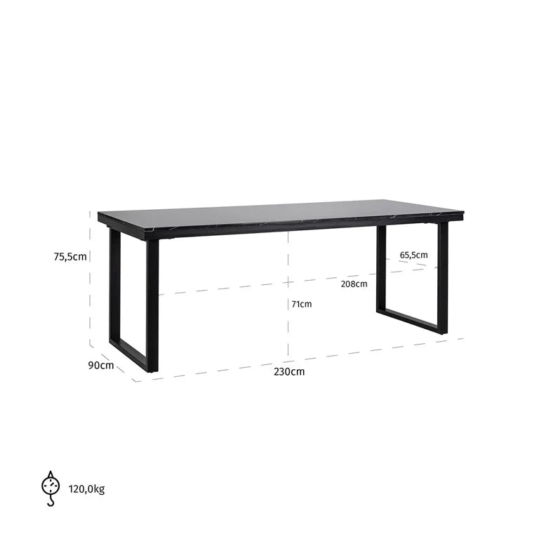 Beaumont Dining Table - Ideal Furniture ES