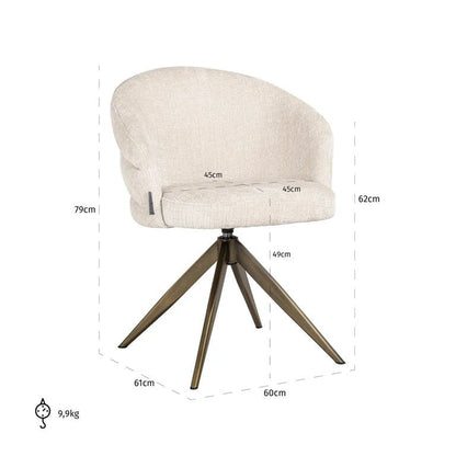 Zendaya Dining Chair - Ideal Furniture ES