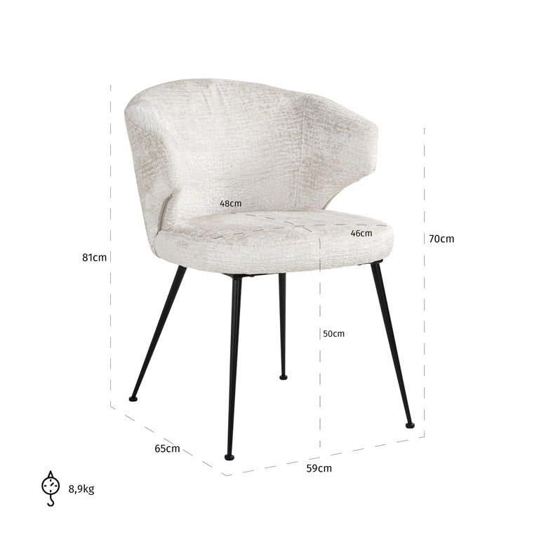 Xandra Dining Chair - Ideal Furniture ES