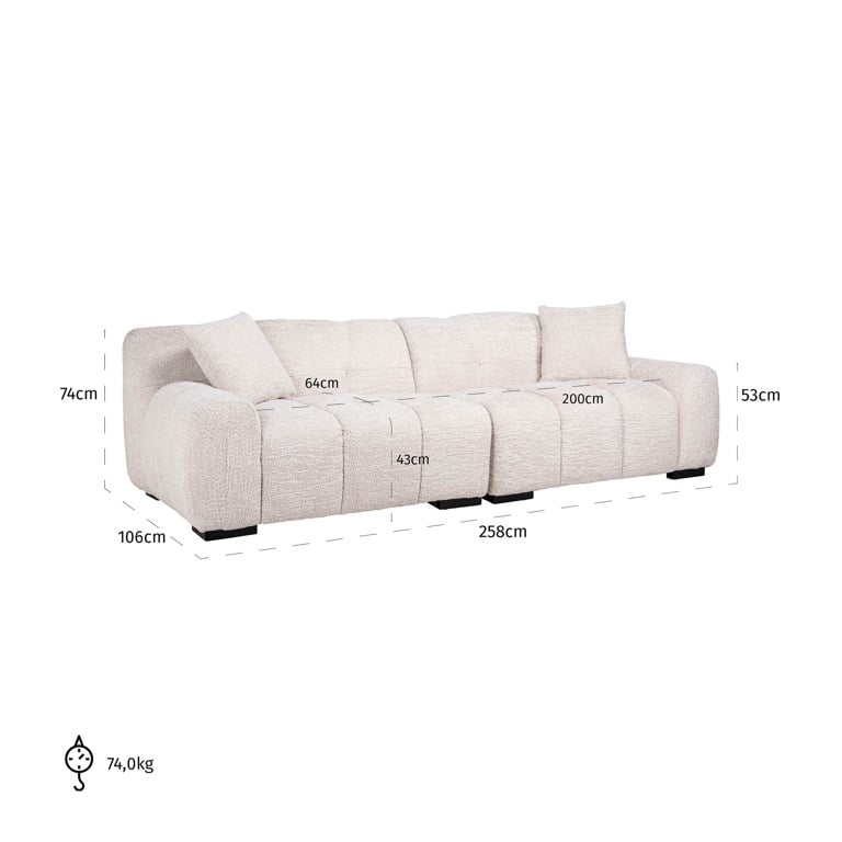 Charelle Sofa - Ideal Furniture ES