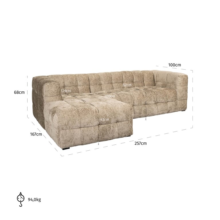 Merrol Lounge Sofa - Ideal Furniture ES