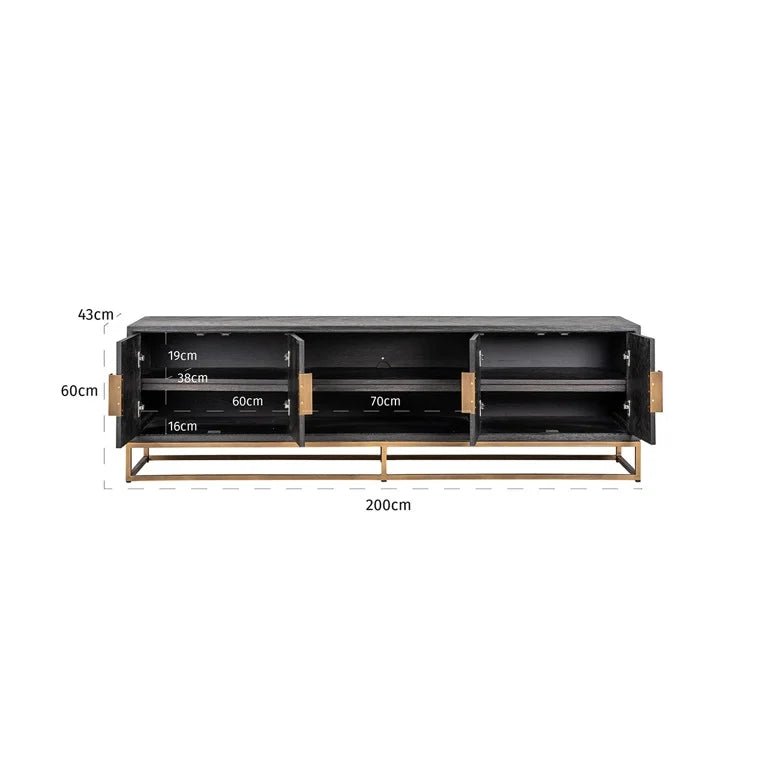 Blackbone TV Unit - Ideal Furniture ES
