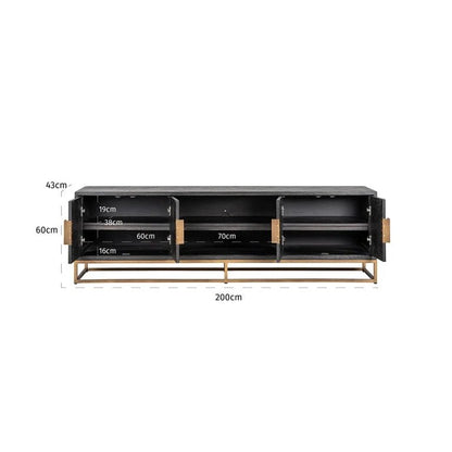 Blackbone TV Unit - Ideal Furniture ES