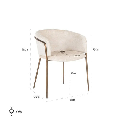 Chaise Dining Chair - Ideal Furniture ES