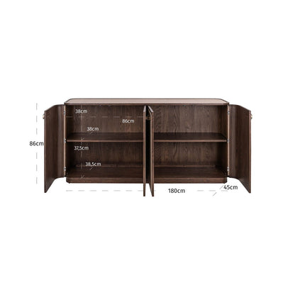 Willox Brown Sideboard - Ideal Furniture ES