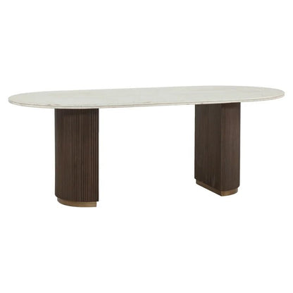 Mayfield Oval Dining Table - Ideal Furniture ES