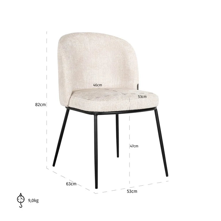 Elvi Dining Chair - Ideal Furniture ES