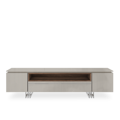 Evany Stainless Steel TV Unit - Ideal Furniture ES