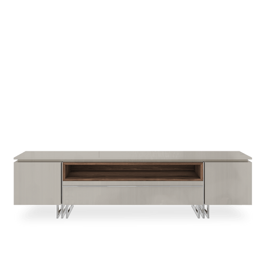 Evany Stainless Steel TV Unit - Ideal Furniture ES