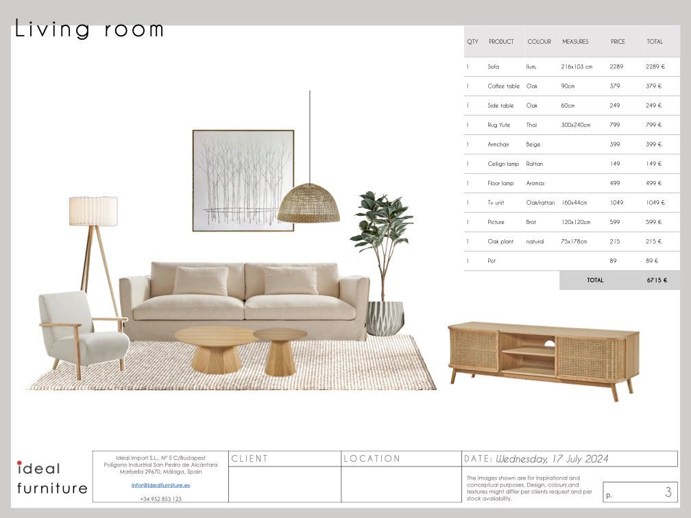 Boho Package - Ideal Furniture ES