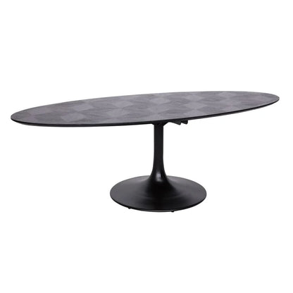 Blax Oval Dining Table - Ideal Furniture ES