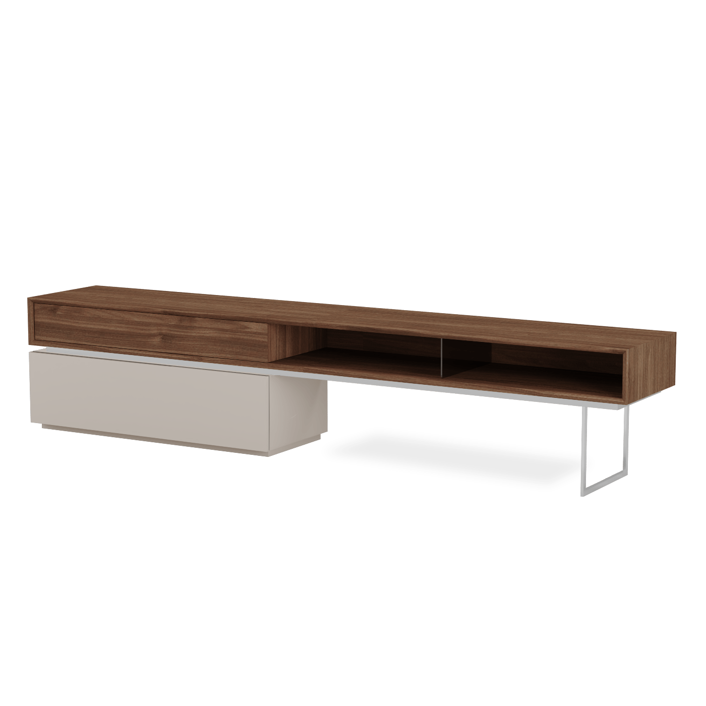 Evany Stainless Steel TV Unit - Ideal Furniture ES