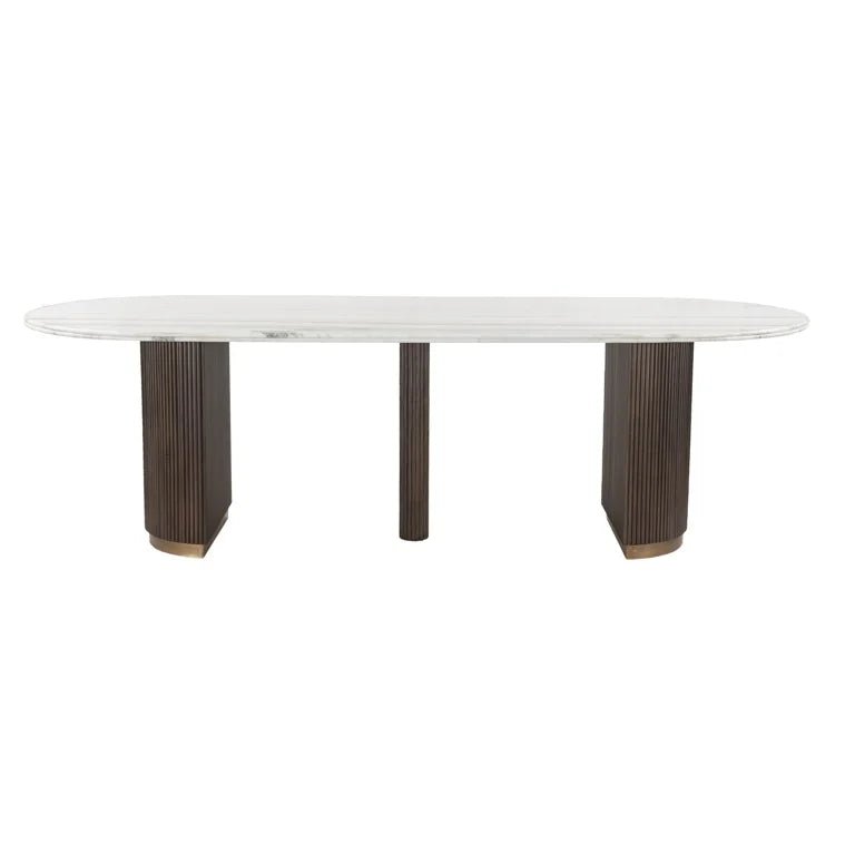 Mayfield Oval Dining Table - Ideal Furniture ES