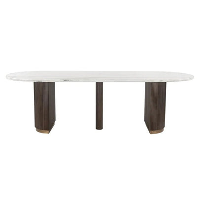 Mayfield Oval Dining Table - Ideal Furniture ES