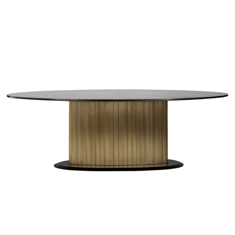 Ironville Oval Dining Table - Ideal Furniture ES