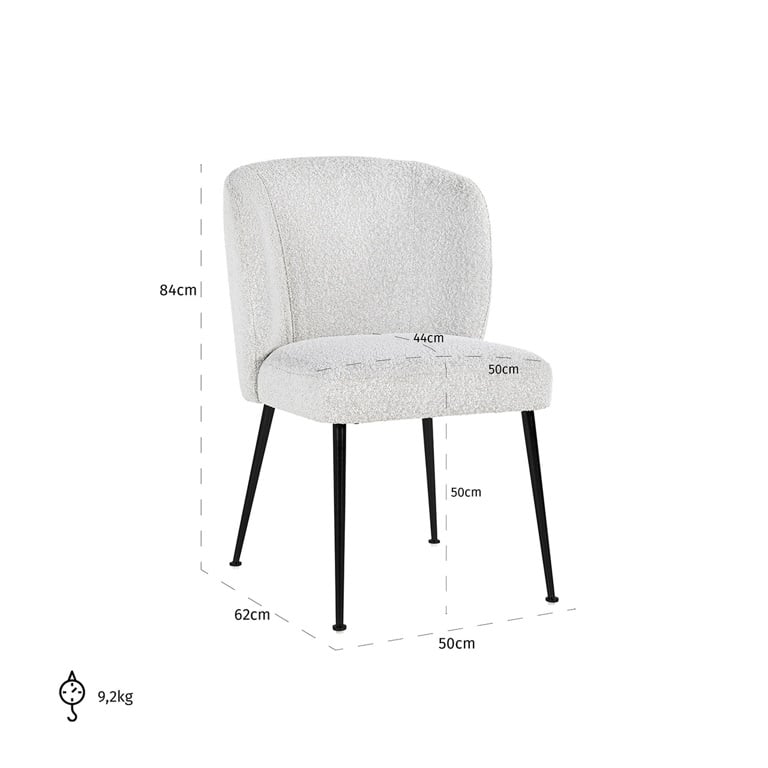 Cannon Dinning Chair - Ideal Furniture ES