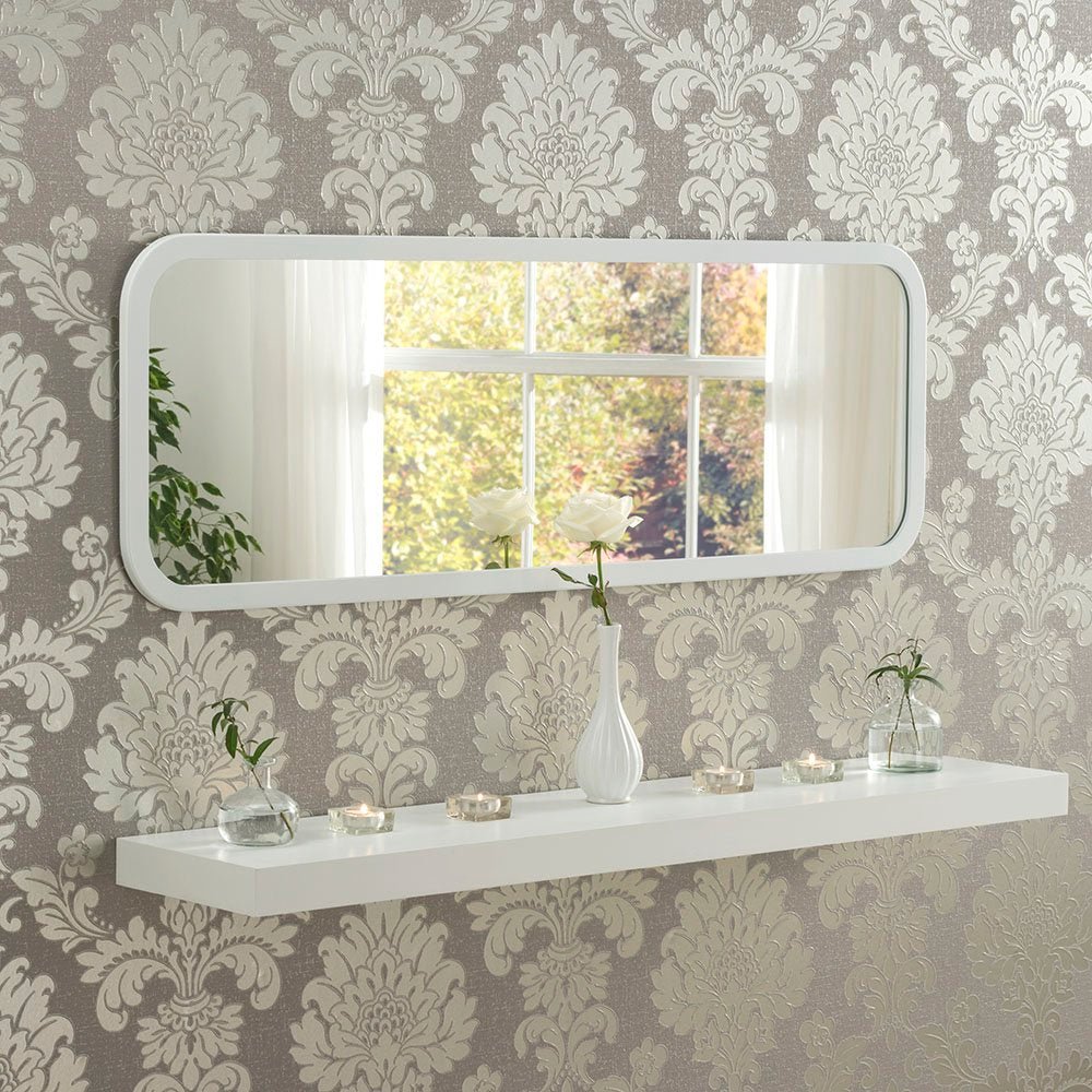 Oblo White Mirror - Ideal Furniture ES