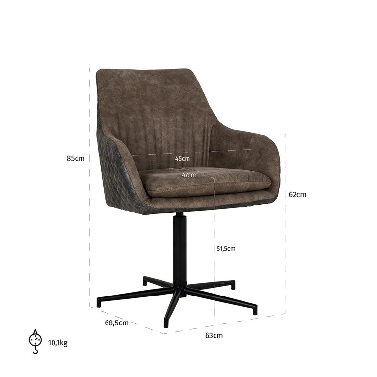 Lucy Swivel - Ideal Furniture ES