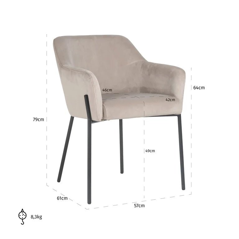 Fay Dining Chair - Ideal Furniture ES