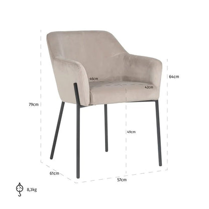 Fay Dining Chair - Ideal Furniture ES
