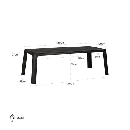 Baccarat Dining Table - Ideal Furniture ES