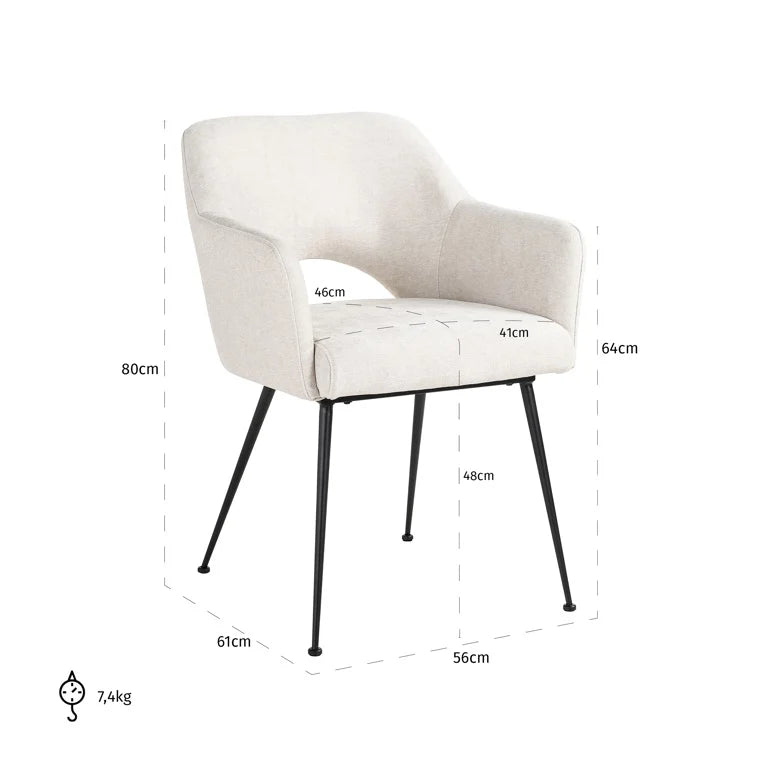 Jenthe Dining Chair - Ideal Furniture ES