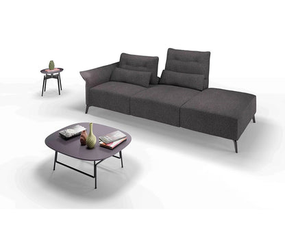 modern contemporary red velvet sofa, 3 seater sofa with black legs availble in marbella, bel air, duquesa, malaga, torremolinos.