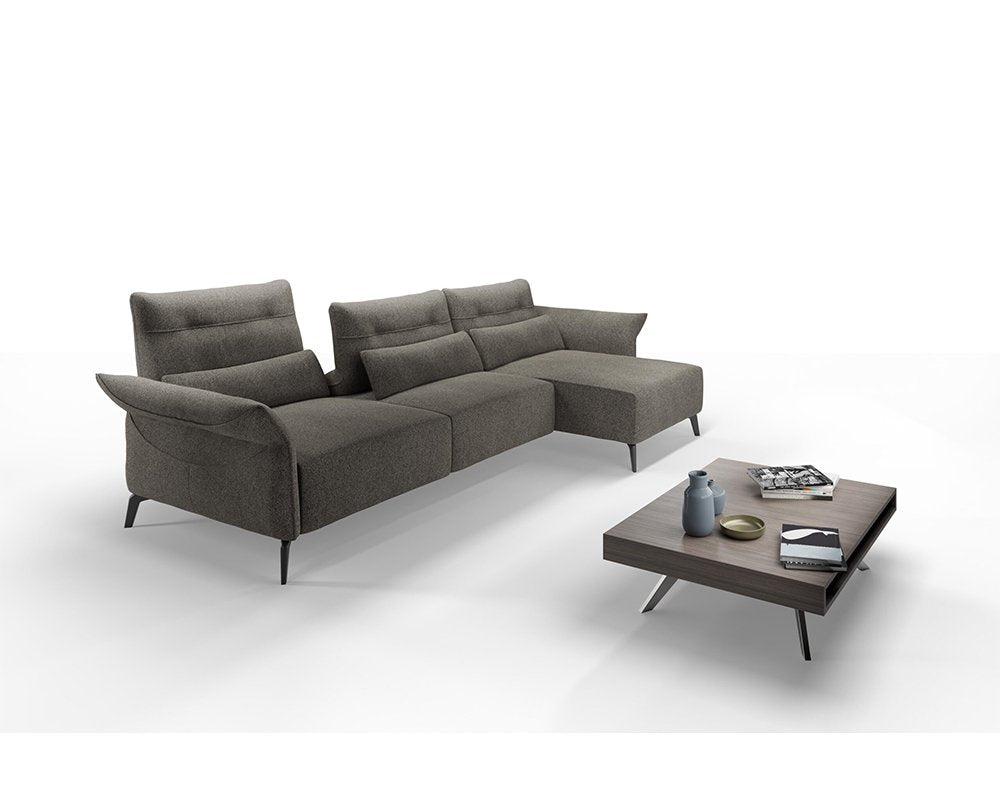 modern contemporary red velvet sofa, 3 seater sofa with black legs availble in marbella, bel air, duquesa, malaga, torremolinos.