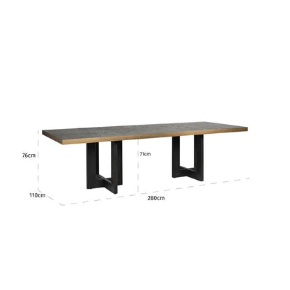 Cambon Rectangle Dining Table - Ideal Furniture ES