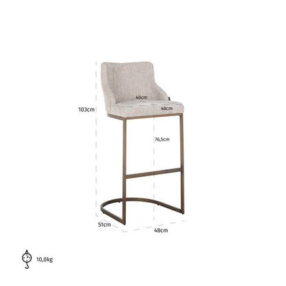 Boston Bar Stool - Ideal Furniture ES