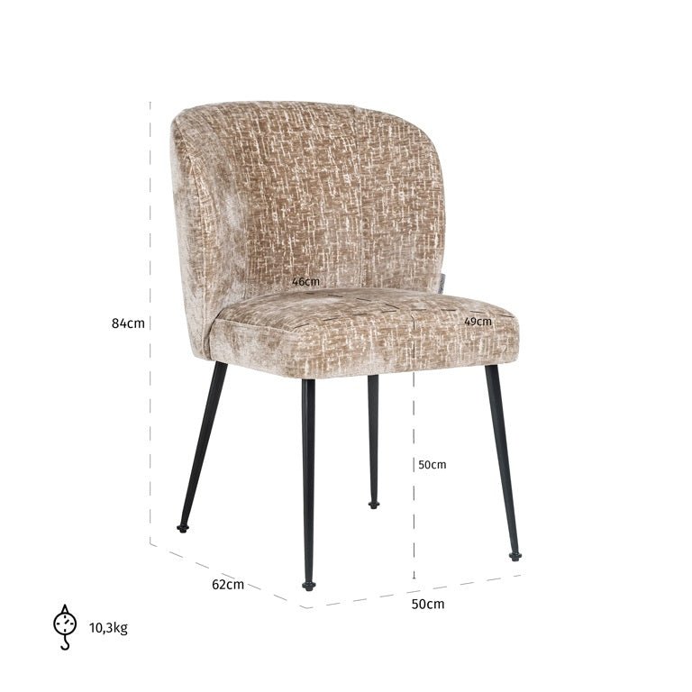 Cannon Dinning Chair - Ideal Furniture ES